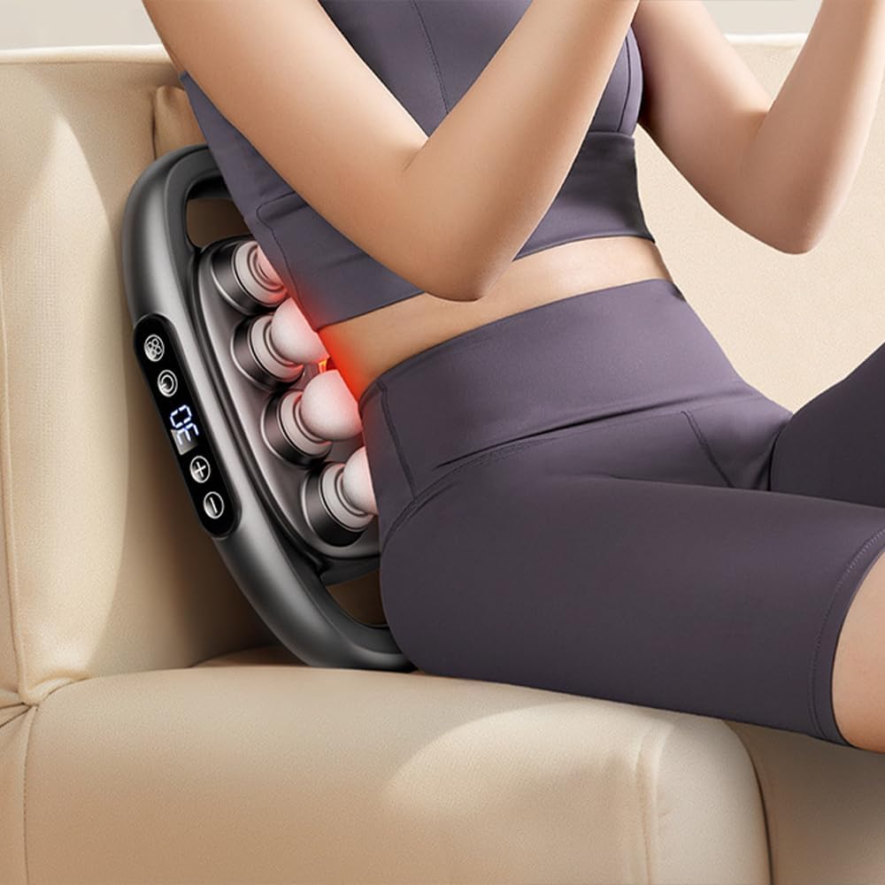 8-Head Deep Tissue Massage Gun