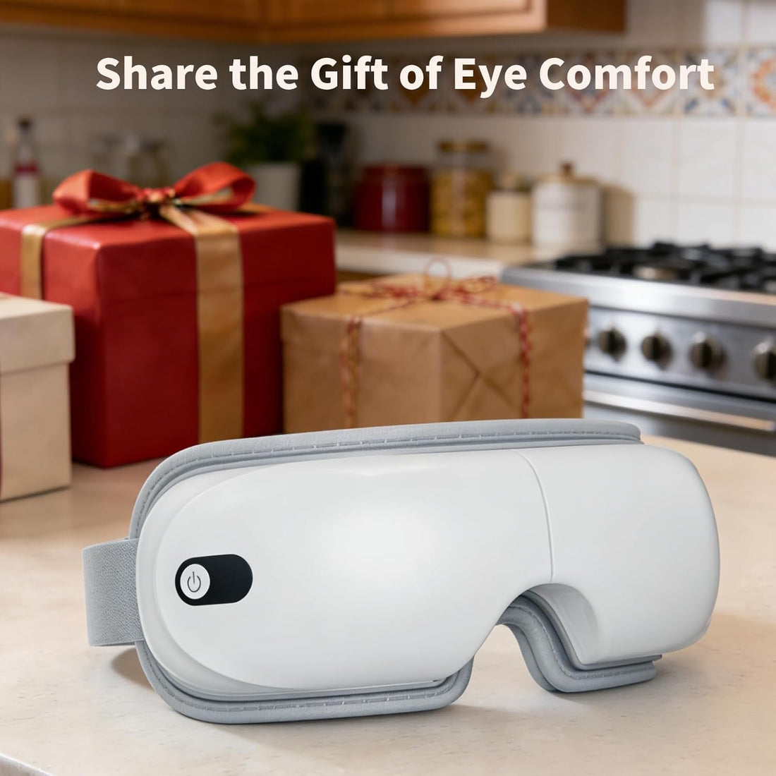 Heated Eye Massager — Stress Relief & Sleep Relaxation Mask