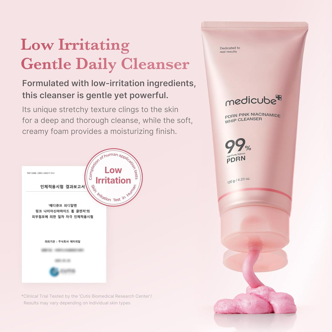 Medicube PDRN Marshmallow Whip Cleanser for Pore Brightening Care
