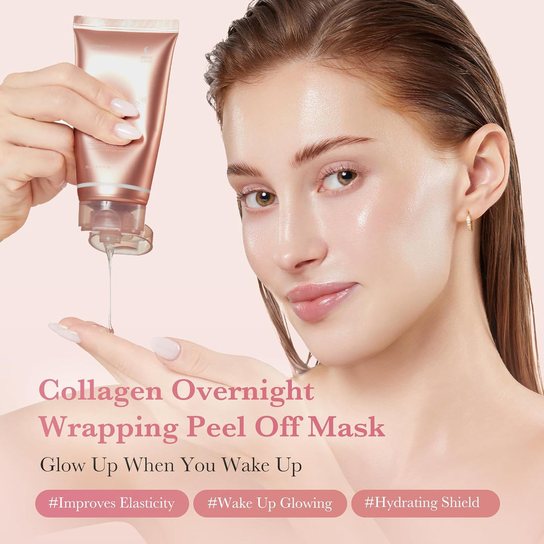 Medicube Collagen Overnight Peel-Off Mask for Firm Glowing Skin