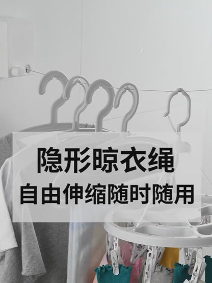 Telescopic Clothesline – Adjustable, Durable Drying Rope for Indoor & Outdoor Use.